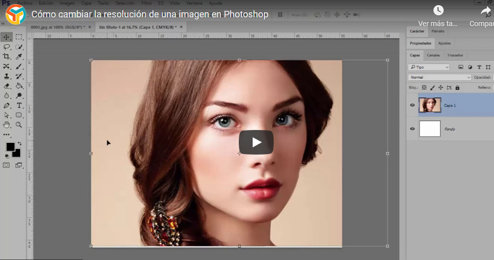 Cómo expandir imagen en Photoshop  Caronte Web Studio
